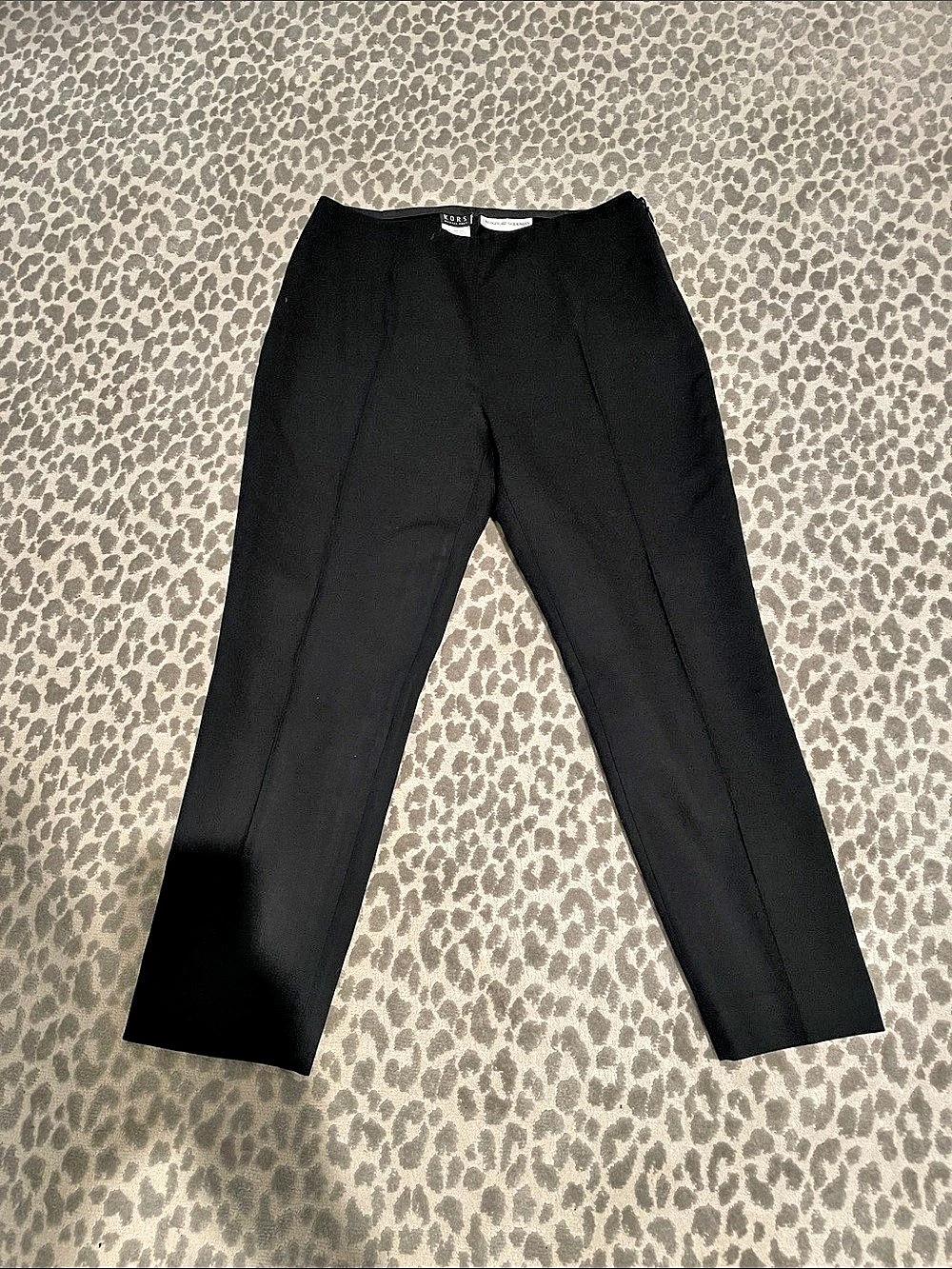 Michael Kors Black Straight Leg Pants